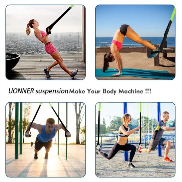 UONNER Suspension Trainer Kits home exercises