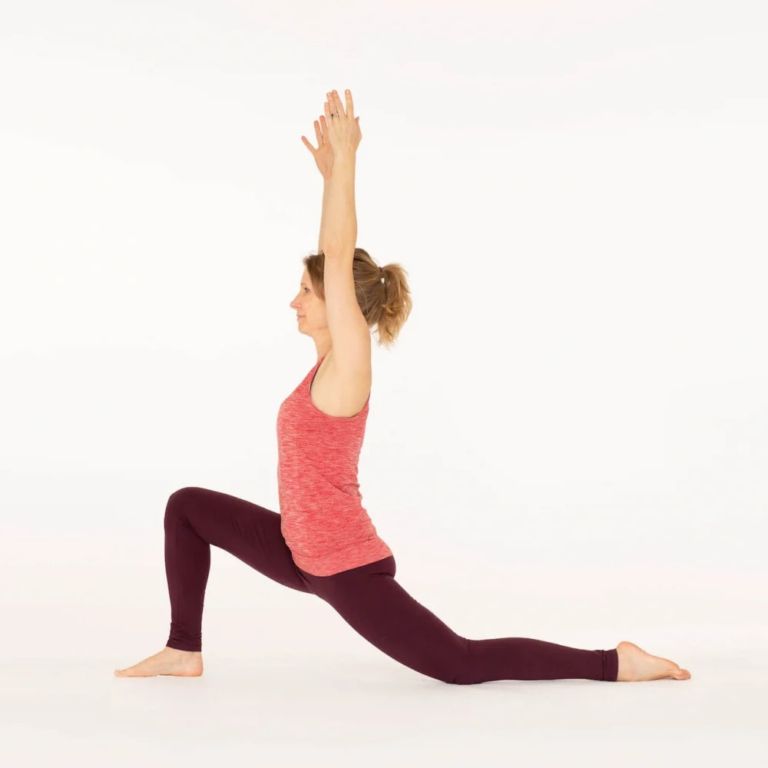 Low lunge yoga pose