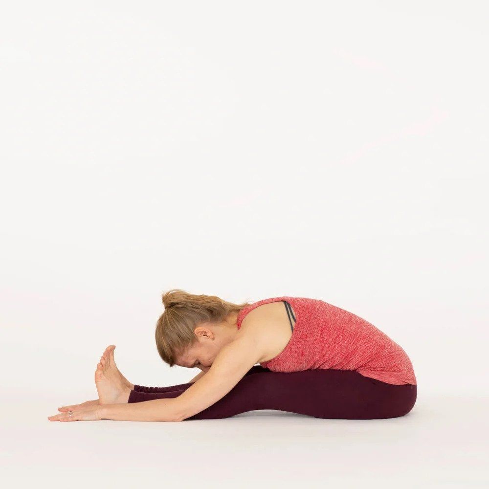 Seated foward fold yoga