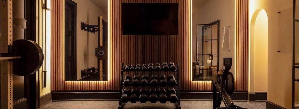 A cosy home gym