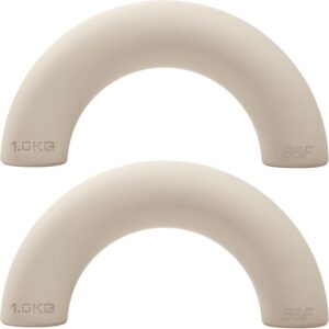 Cream coloured arch hand weights