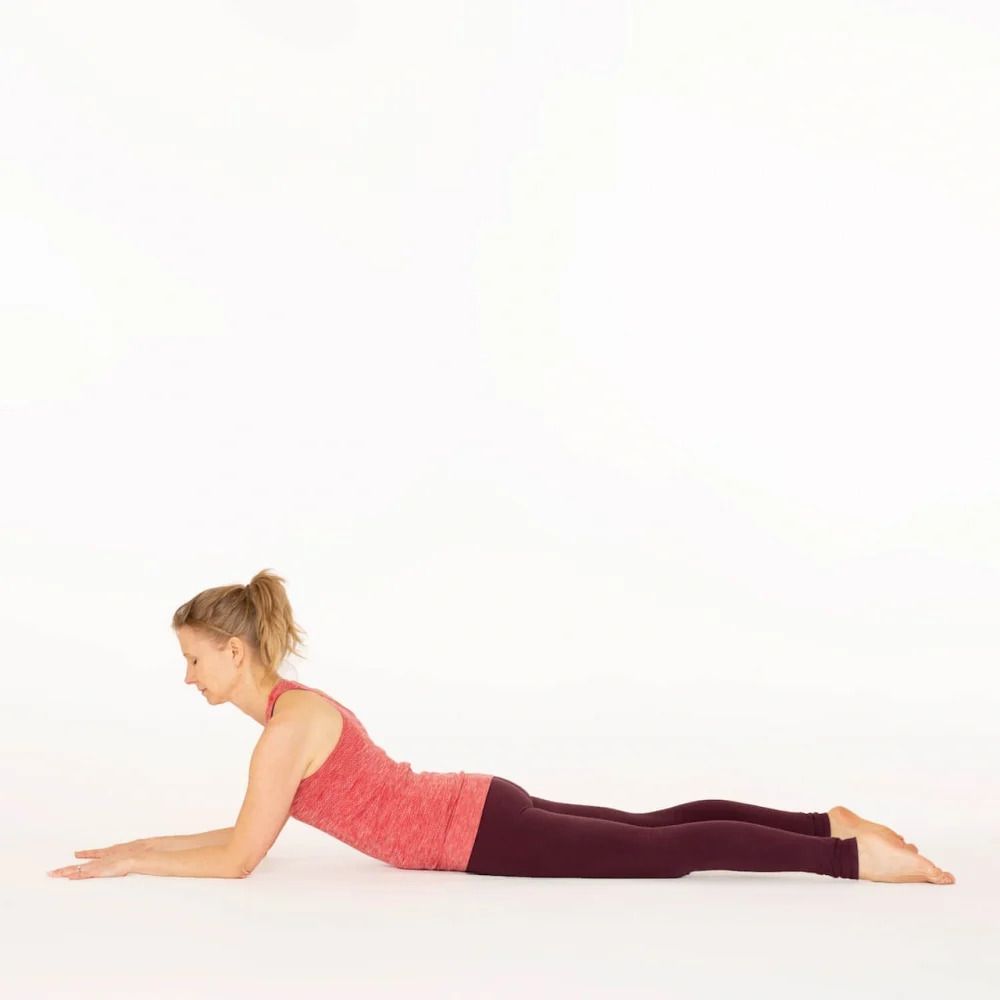 Sphinx pose yoga