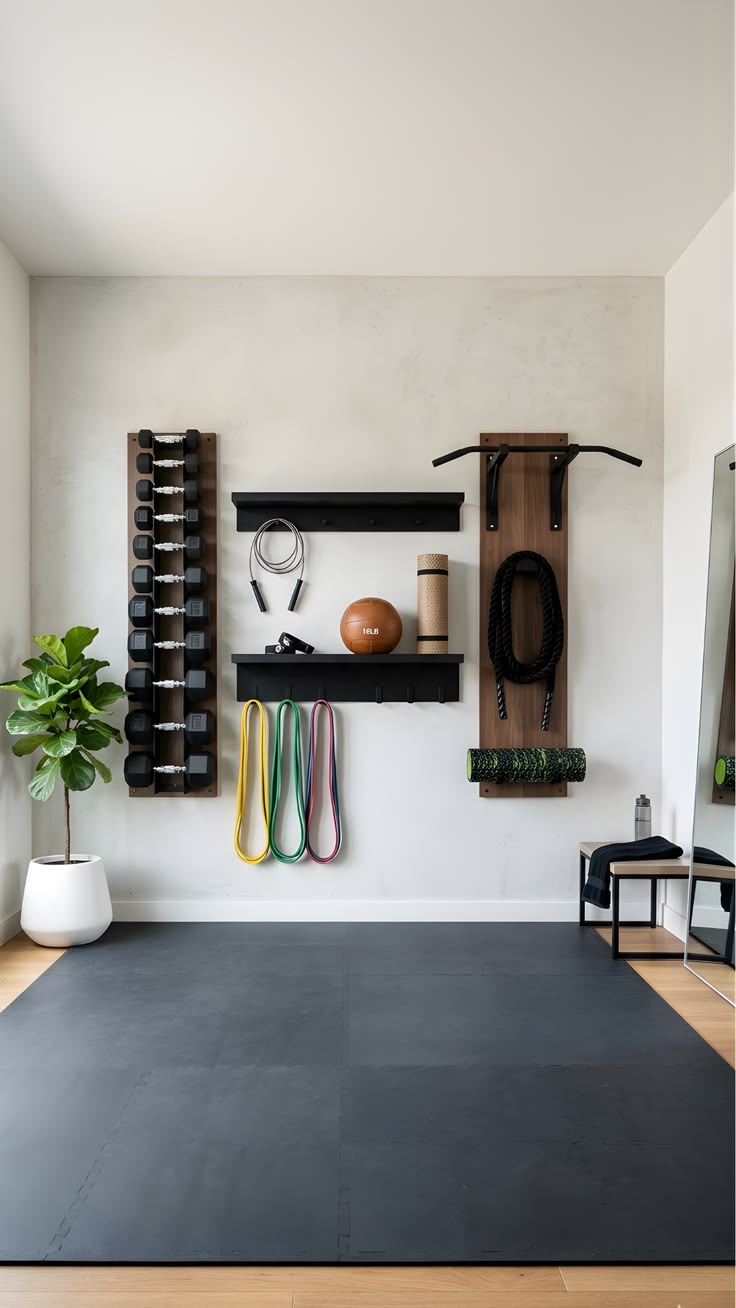 Home gym storage