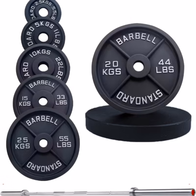 Weight plates with different sizes