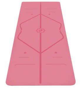 a pink yoga mat