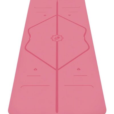 a pink yoga mat