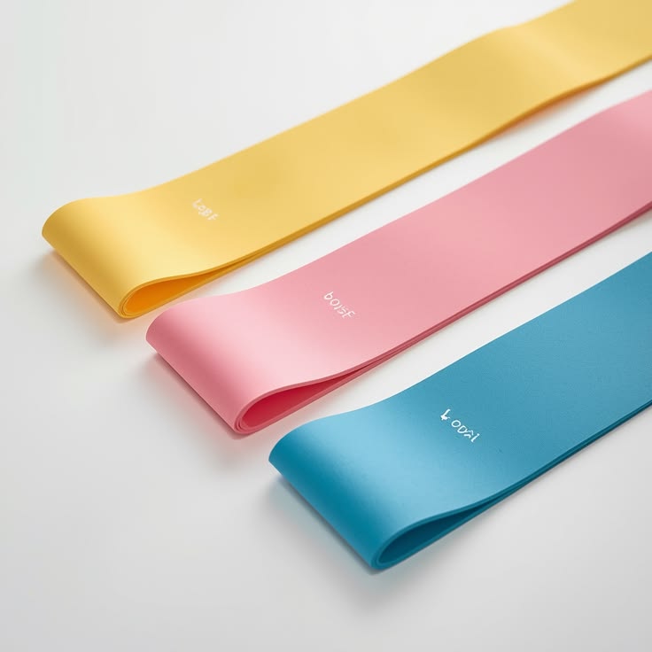 Resistance bands of difference color