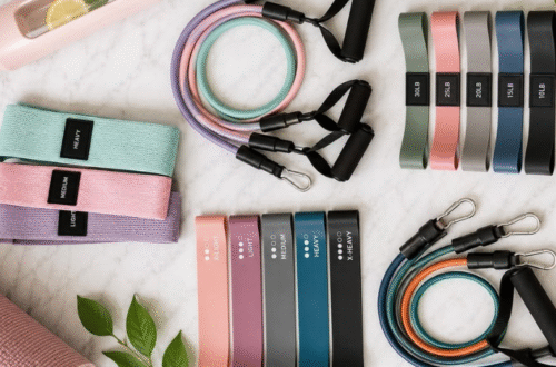 Resistance bands of different types